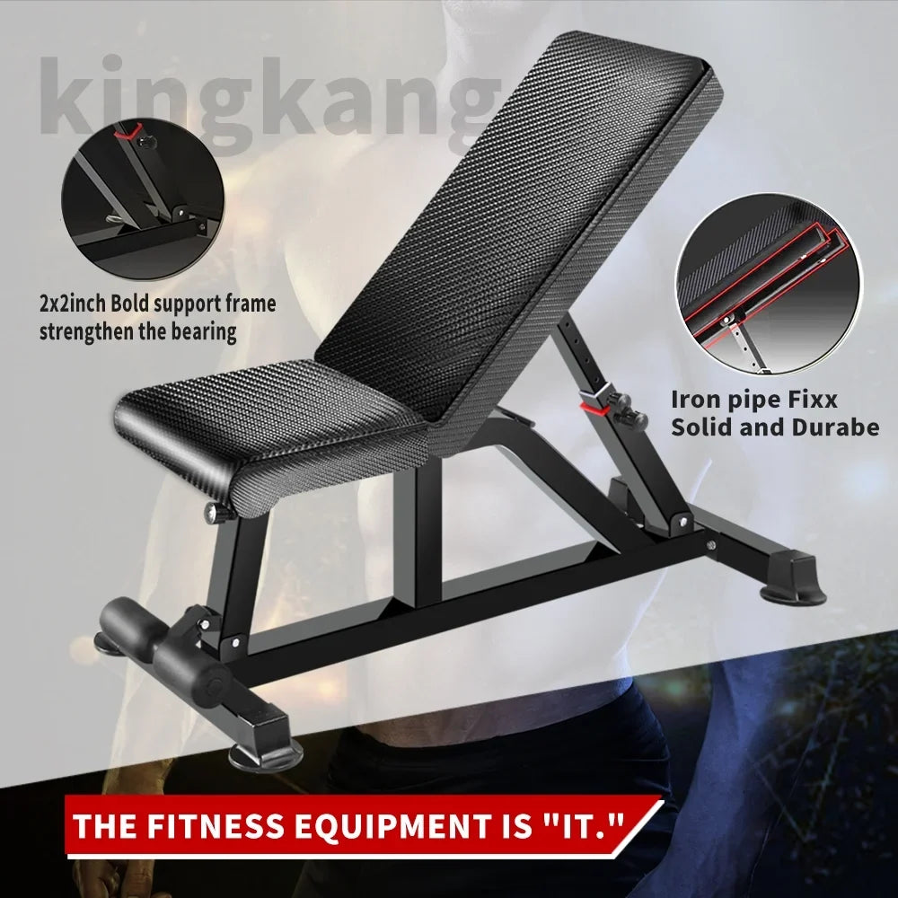 for Bench, for Bench Dumbbells Weight Body Workout Adjustable 700LB Exercise KINGKANG Workout,Foldable Home Gym Full K Bench