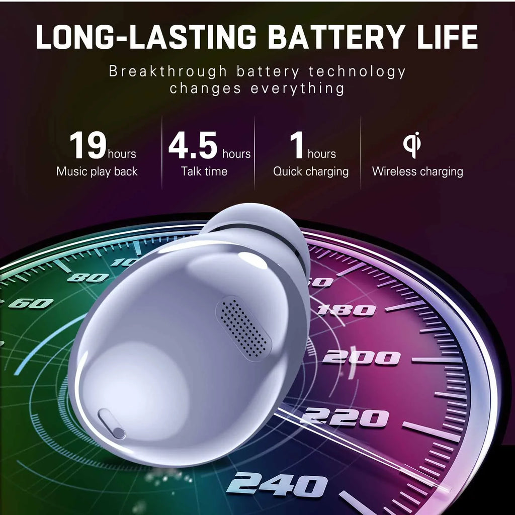 Purple Buds Street Version) Sound, for Wireless, Case, Amethyst Resistant (US Water - True Earbuds HD Charging UrbanX Smart Isolation, Noise 2 Pro Quality Infinix Bluetooth