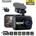 1080P TOGUARD with Loop Cam Camera Recording, 2.45-inch LCD G-Sensor, Car Parking Display, and Night Rear, Mode, with Camera, Dash Vision, Dash WDR Front Dashcam