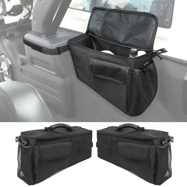 JL Tidying for Rear Tool Pocket Jeep Organizer 4 Trunk Bag Doors Stowing 2018-2024 Interior Accessories