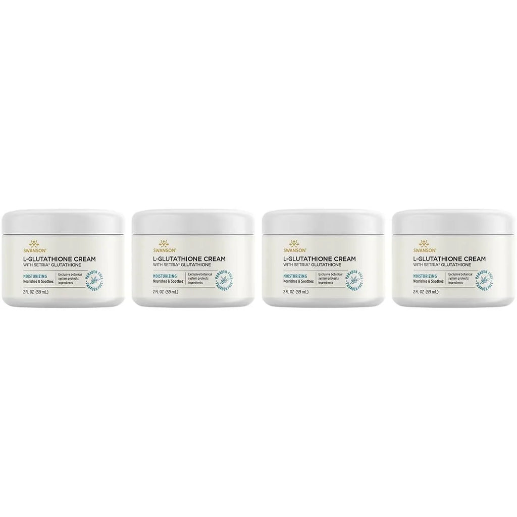 with 2 Cream oz 4 L-Glutathione Cream Swanson Glutathione Pack Setria fl