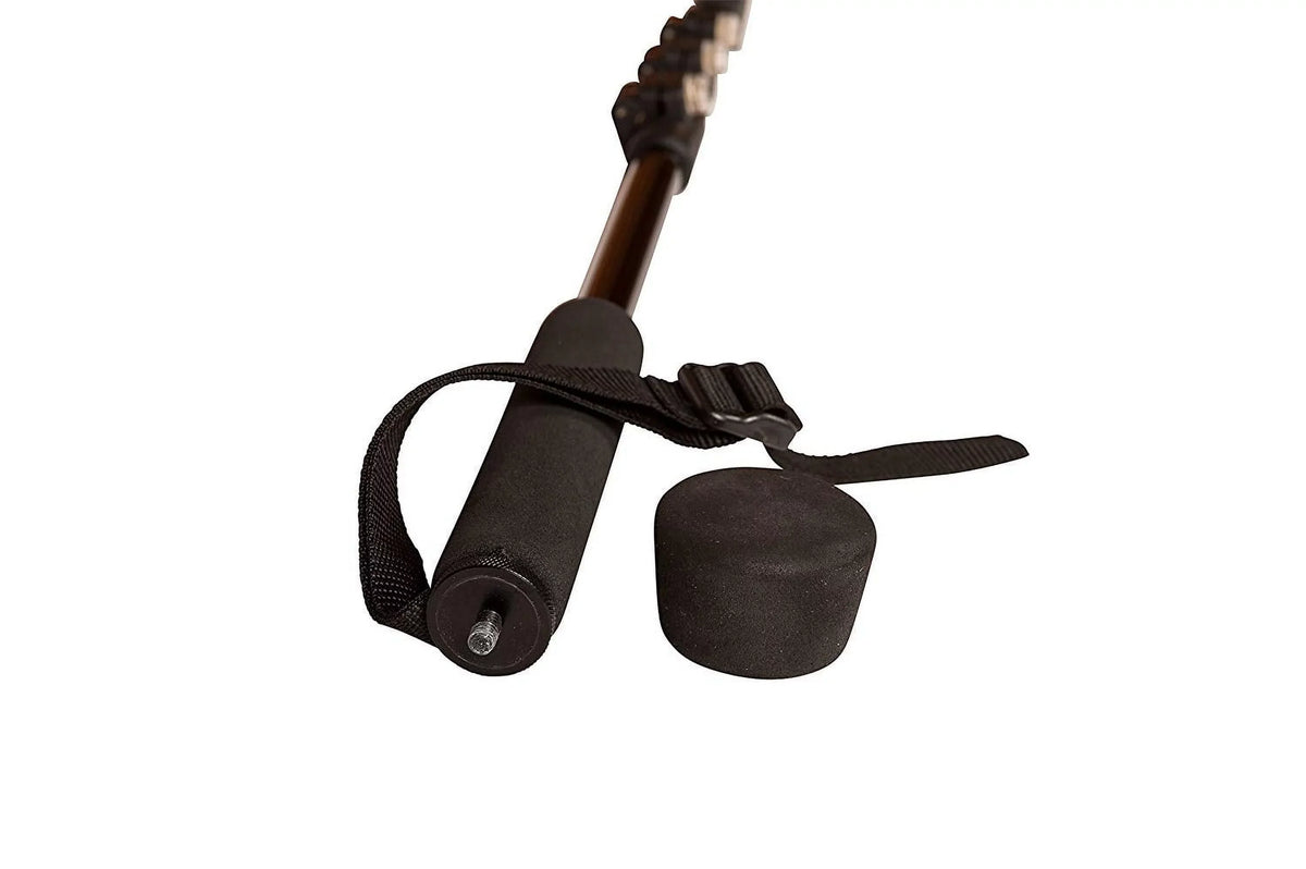 York Rubber Digital Feet, Collapsible Poles Locks, and Flip Camera & Pair Trekking Nordic Hiking with Mount,