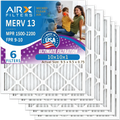 AC by 9 WICKED MPR Pack Premium to Made 10x10x1 10x10x1 2200 - & Filters Pleated Comparable AIRX 13 Air CLEAN USA Electrostatic HVAC FILTERS 1500 FPR MERV AIR. Conditioner Furnace 6 Air Filter Filter