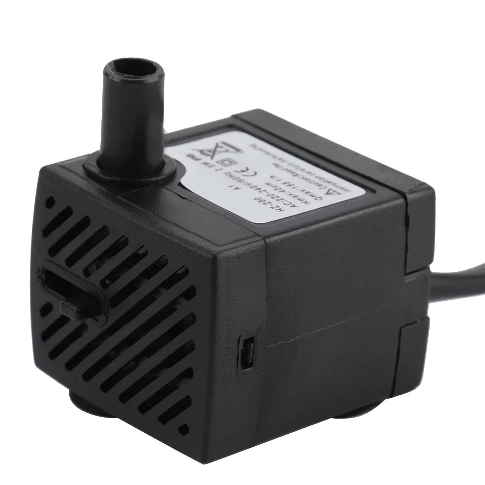 Zen 220V Waterfall Mini Plug Fountain Meditation Waterfall EU Desktop