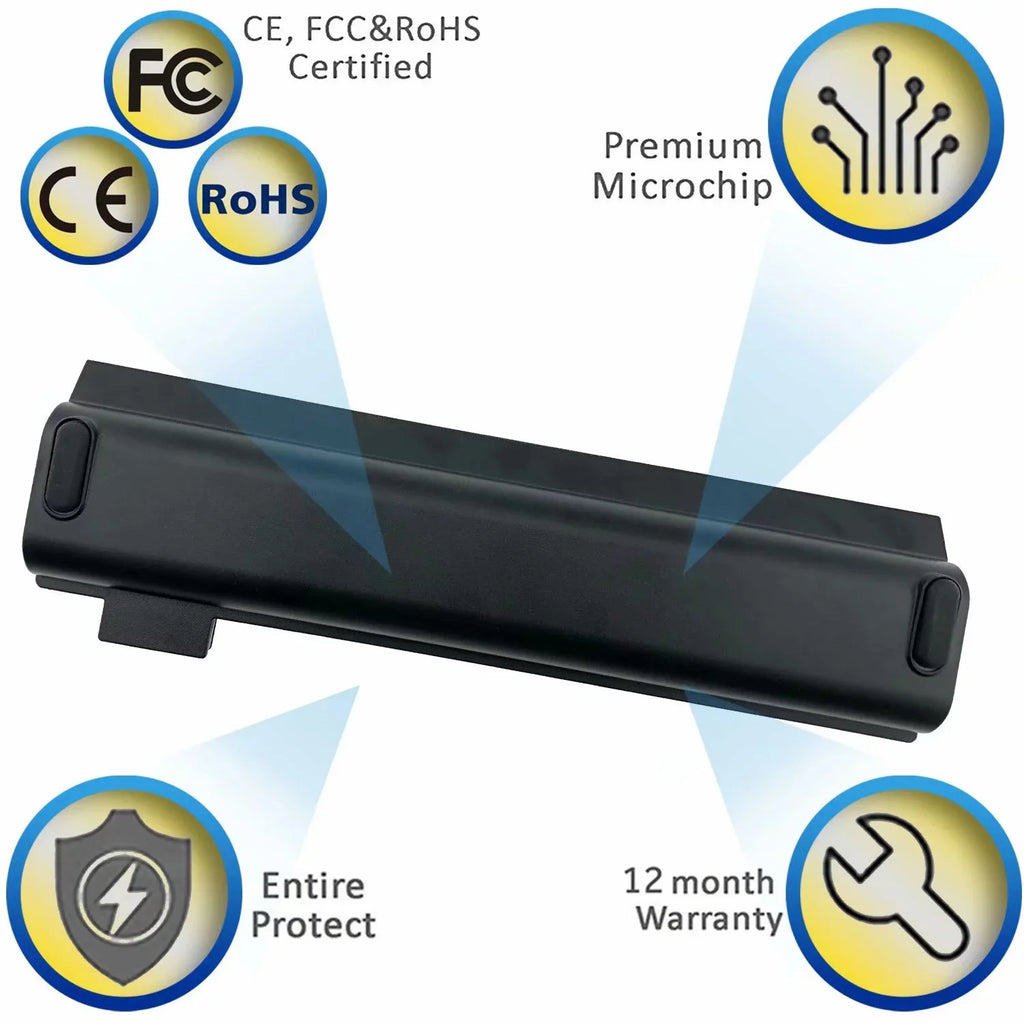 Laptop with Series Compatible ThinkPad 61++ Lenovo Replacement (10.8V Battery T470 EBK T580 01AV428 72Wh) A475 A485 01AV427 01AV492 P52S T570 P51S TP25 T480