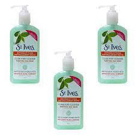 Tree Pore Ives ST. Cleanser Oil(200ml) Wash 3 pack Face With Tea of Clear Purifying