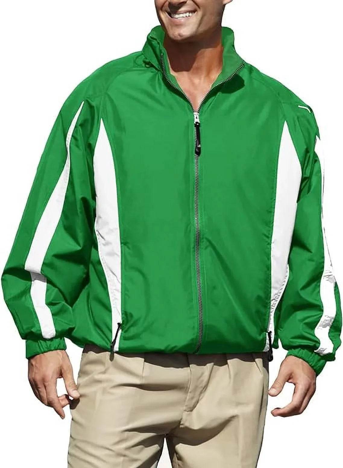 Phenom Jacket Celebrity White, & 833 Men Pro Long-Sleeves Medium) (Kelly
