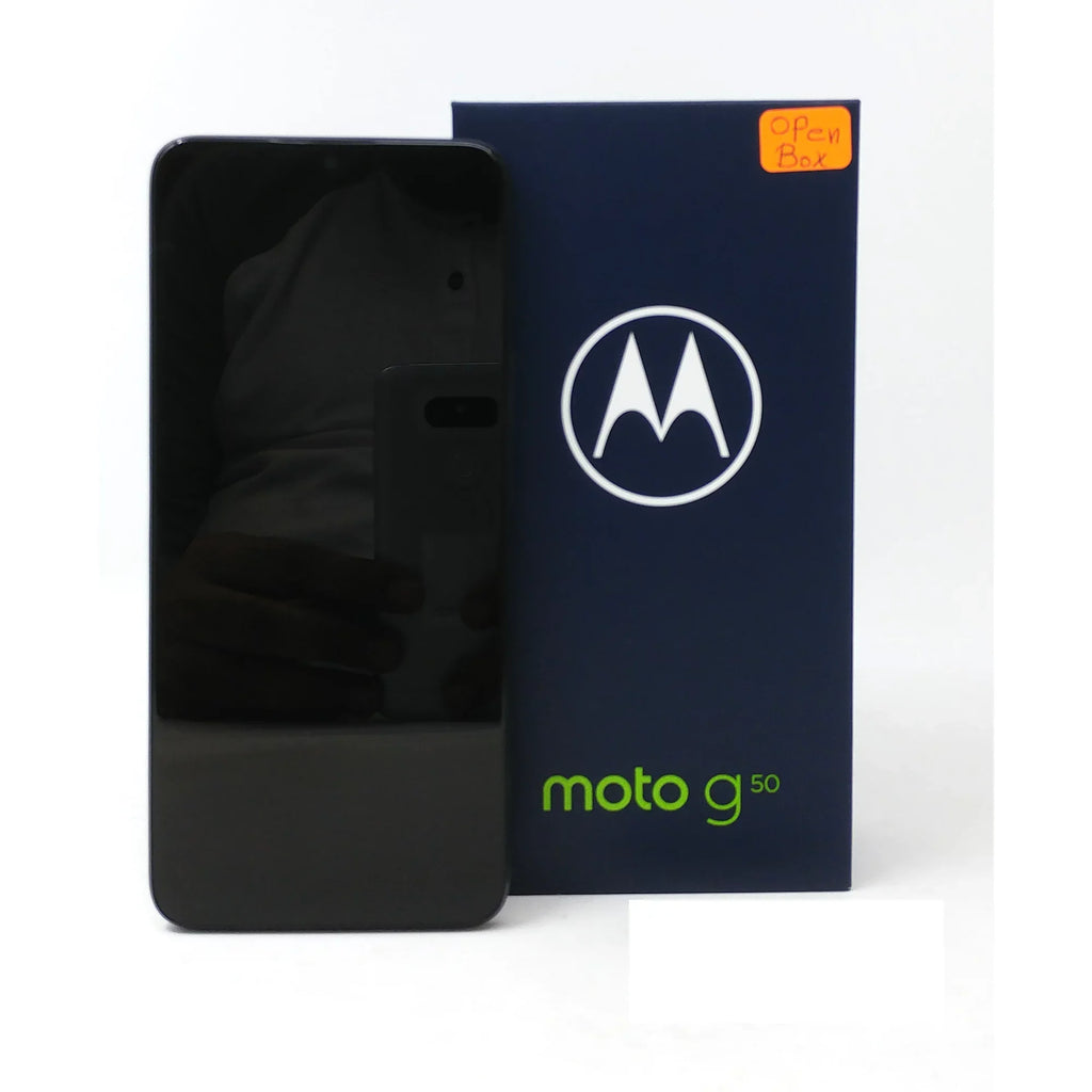 G50 6.5" XT2137-1 Steel Grey - - Dual Factory RAM Moto Unlocked 5G OB Motorola SIM Phone 4GB 128GB
