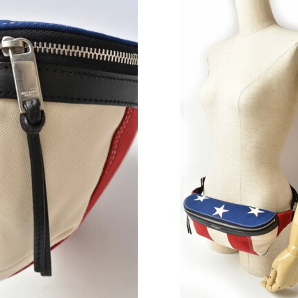557831 (New) Saint Multicolor Laurent Pre-Owned Bum Star LAURENT MARSUPIO Pouch Leather Waist Bag SAINT