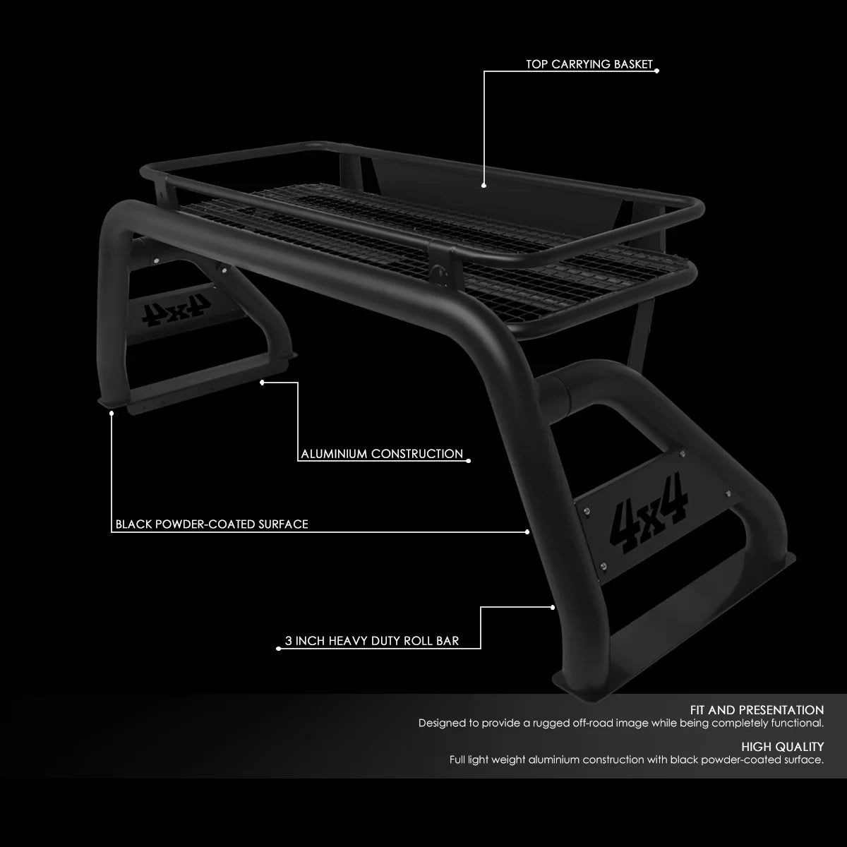 16 Duty Rack Motoring 2018 09 Heavy 14 DNA TCRB-001 Bracket Tundra 12 Roll 13 15 11 Bed to Aluminum 10 Carrier For 2007 Styleside Bar + 08 17 Truck Roof Cargo