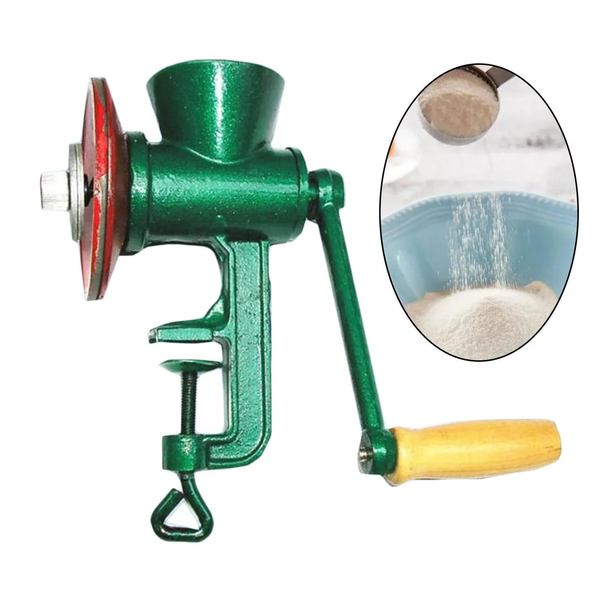 Barley Mill Coarseness Mill Adjustable Manual Grinder Bean Grinder Wheat Coffee Peanut Pepper Crusher