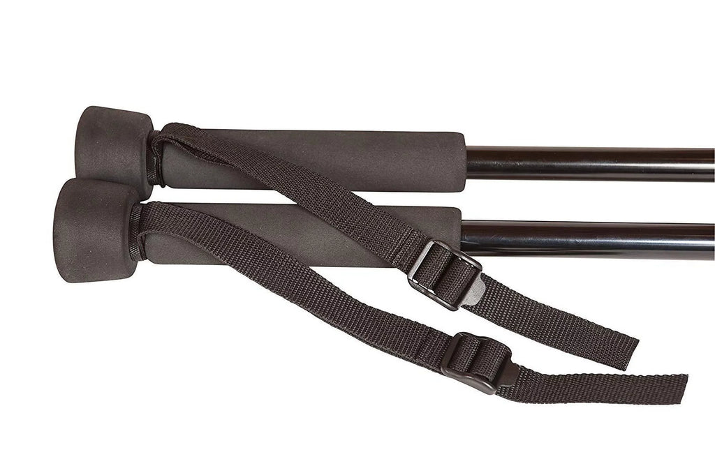 York Rubber Digital Feet, Collapsible Poles Locks, and Flip Camera & Pair Trekking Nordic Hiking with Mount,