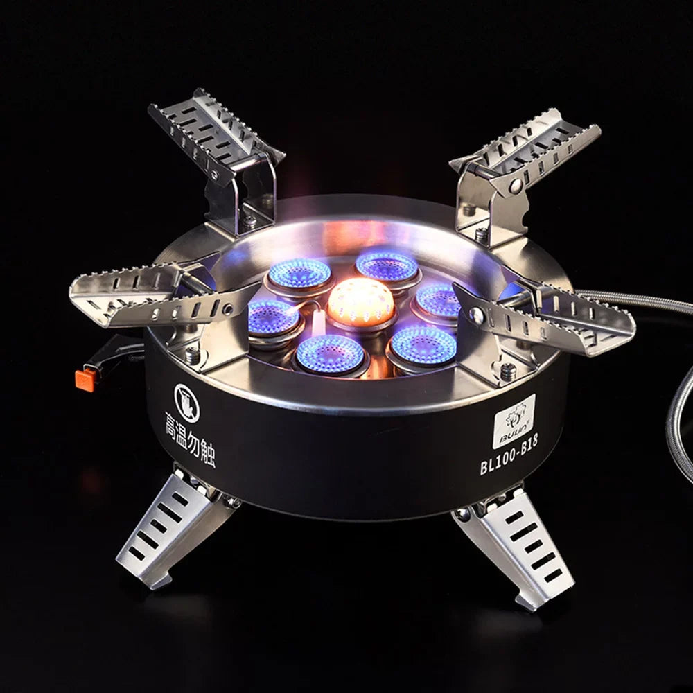 Backpacking 18000W Stove, Foldable BULIN High-power Stove Camping Hiking for