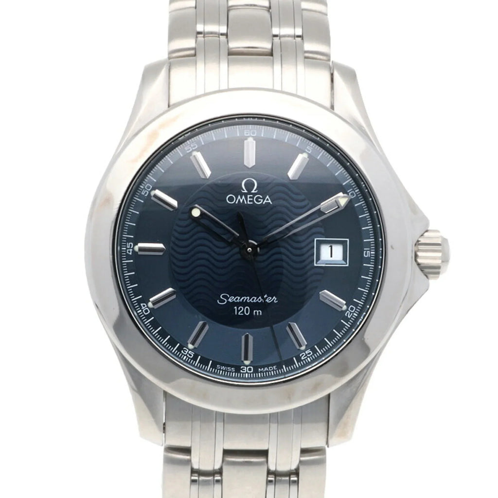 Men's Quartz Seamaster Steel Watch Stainless (Good) OMEGA 2581.80 Omega Pre-Owned 120M