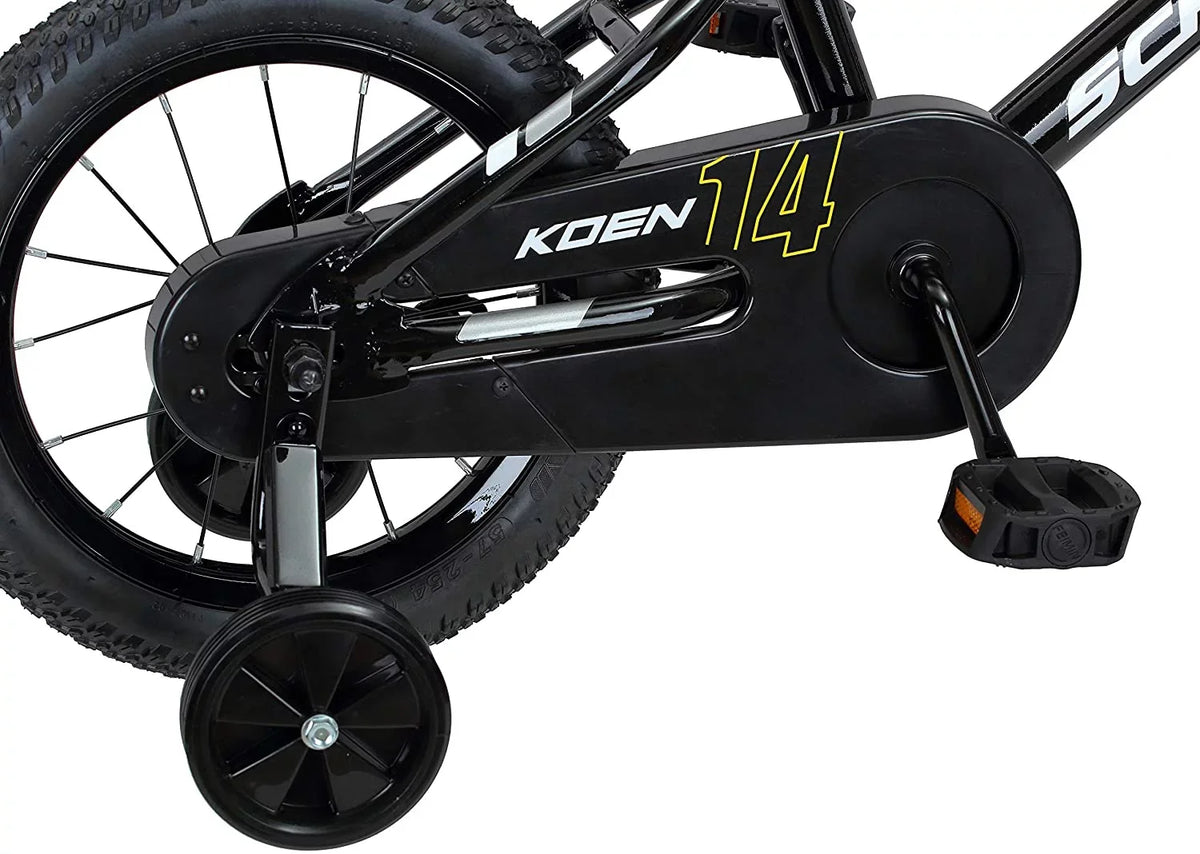 for 2 Boys and Up, Black, Wheels, Kids, Toddlers Ages Adjustable Seat inch Bike and 14 for Training Schwinn Wheels Years Koen