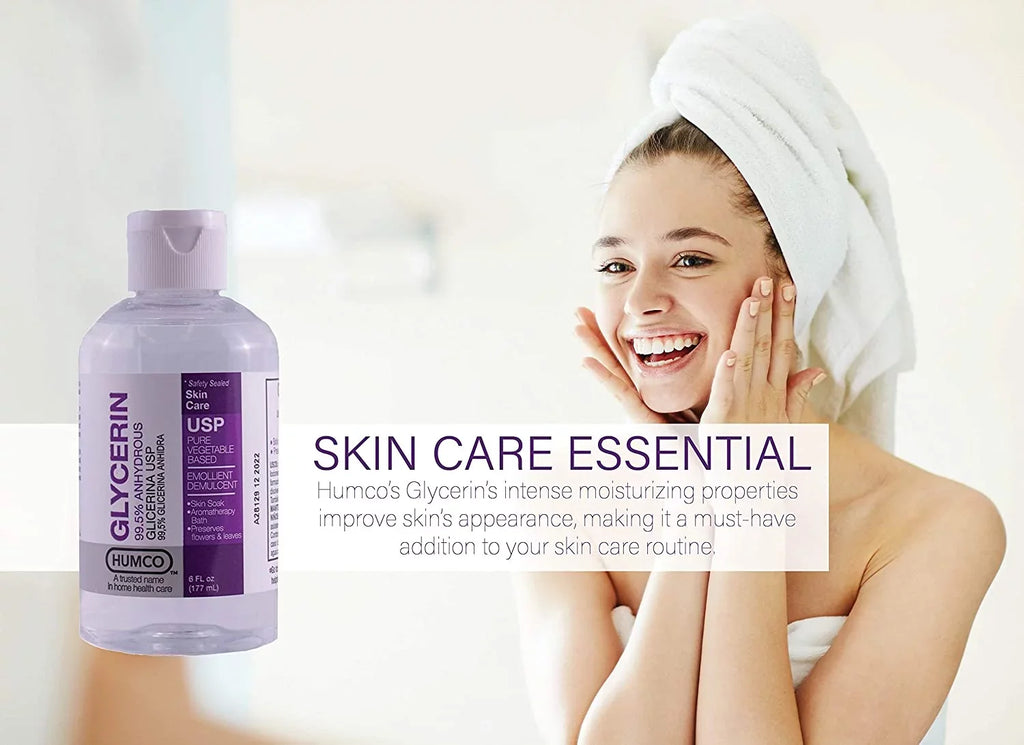 99.5% Humco Glycerin of Skin Protectant Each, 6oz Pack USP 4