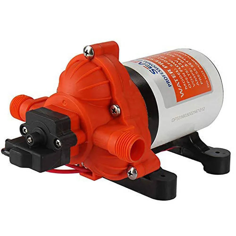 Marine Deck PRESSURE Rv GPM DUTY PSI Boat Yacht SWITCH 12v Series with 33 3.0 Wash KIT Pump 70 SEAFLO HEAVY NEW for Washdown ALL