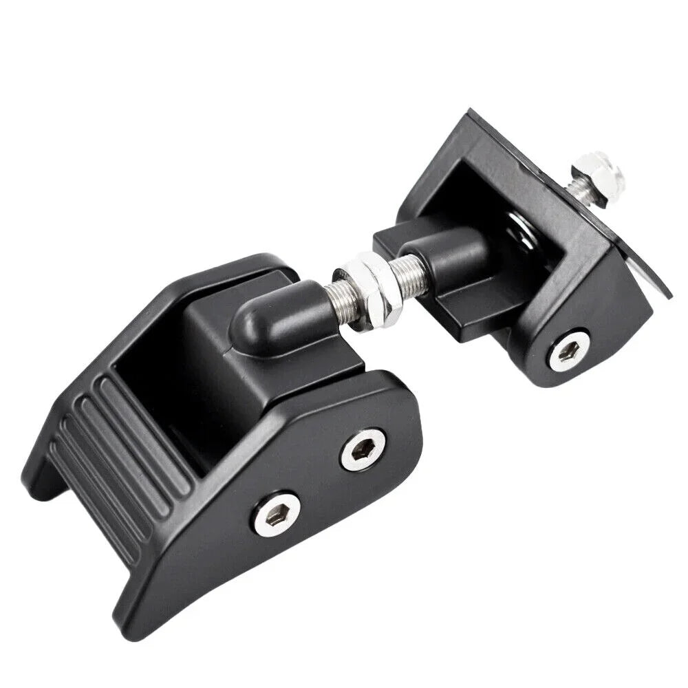 Latch Your JK 07-18 Catch - Secure JahyElec Durable Hood Lock Off-Road Adventures Jeep Black for Wrangler