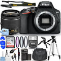 24.2MP Camera D3500 - 12PC DSLR Bundle Nikon 1590 VR Lens 18-55mm Accessory with
