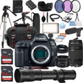 Canon More Kit) Camera on + + 75-300mm STM Always Mark 128GB Telephoto LED IV 420-800mm Bundle EF Super EOS Light + Memory, + Case, DSLR 5D w/ (34PC 50mm Filters, + Lens Tripod