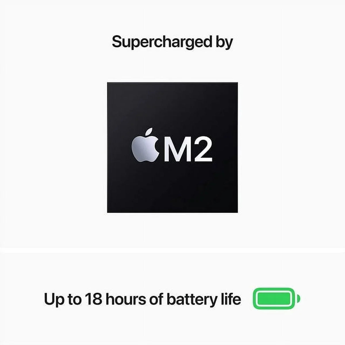 (M2 Gray) Chip, 1TB Laptop RAM 8-Core Air (MLXX3LL/A) 24GB CPU, 13" 2022 MacBook (Refurbished) SSD, Restored - Space