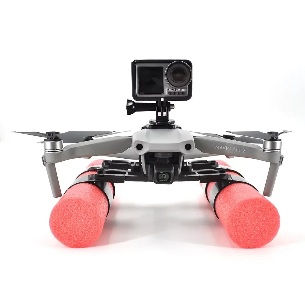 Kit Gear Stability, 2 Holder DJI 2S Purposes for Mavic Enhance Stick Training Nebublu Ideal , Air AIR Training Extender Bracket Landing Float Holder Heighten