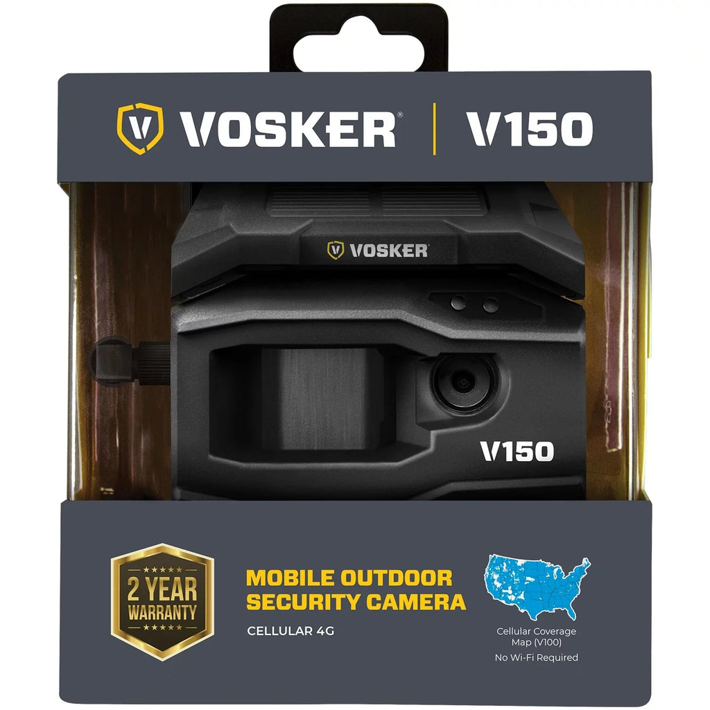 Cellular Outdoor (US Solar-Powered Nation LTE Security Wide V150 VOSKER 1202 Camera Network)
