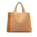 Tote Fabric Unisex Canvas Macadam Authenticated Coated Bag Celine (Good) Pre-Owned Brown