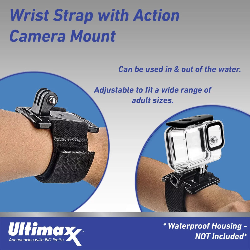 Action Much USB 10) Includes: Black Batteries, 2x Case & Replacement GoPro - Dual HERO10 More Bundle Camera Water-Resistant (Hero Ultimaxx Charger, Essential