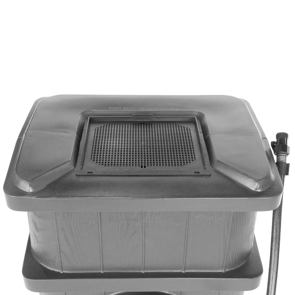 Outdoor Grain WG4000-GRY Rain Water Home Catcher Outdoor FCMP Wood Barrel