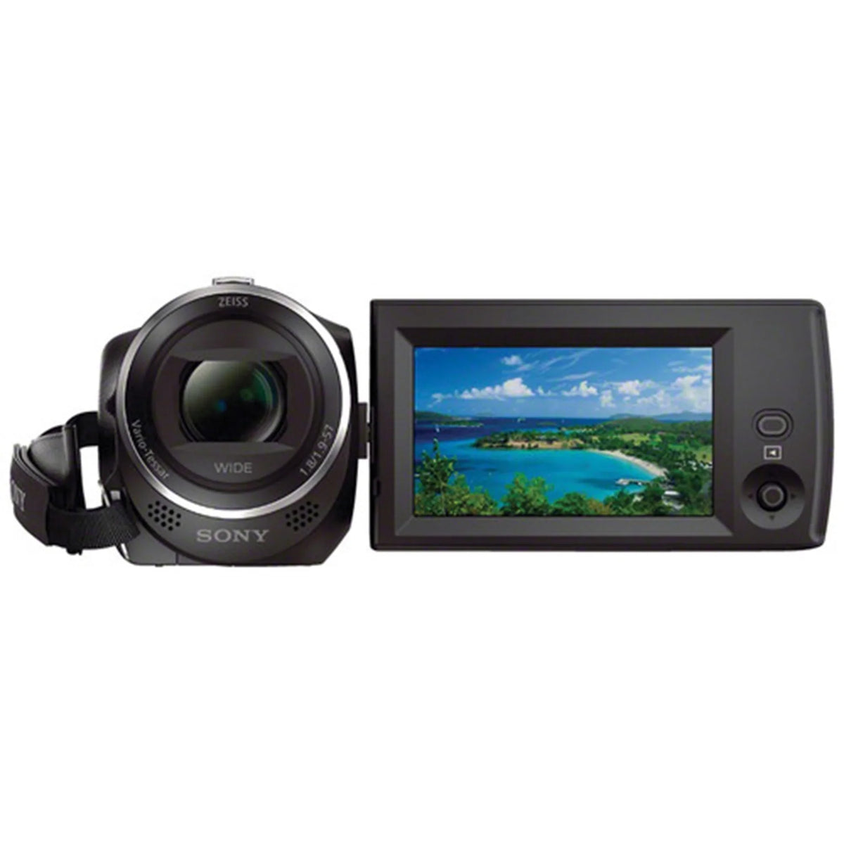 Bundle Camcorder HDR-CX405 ZeeTech with Tripod + Handycam Recording Video Pen Cleaning HD Accessory +