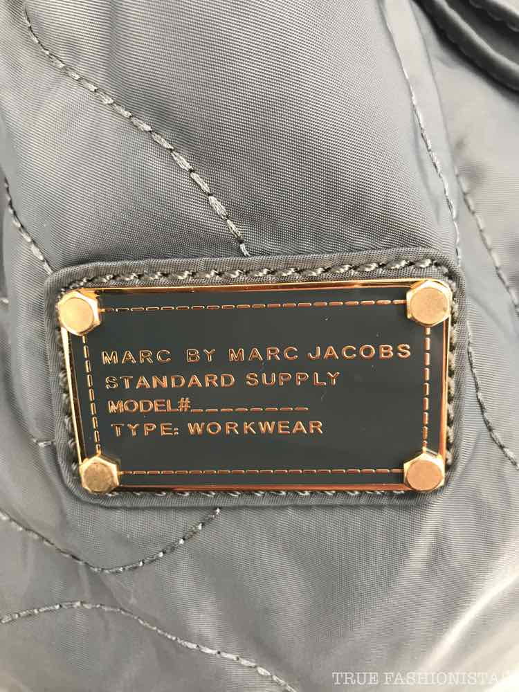 By Jacobs Tote Monogram Marc Tote Marc Bag Grey Pre-Owned