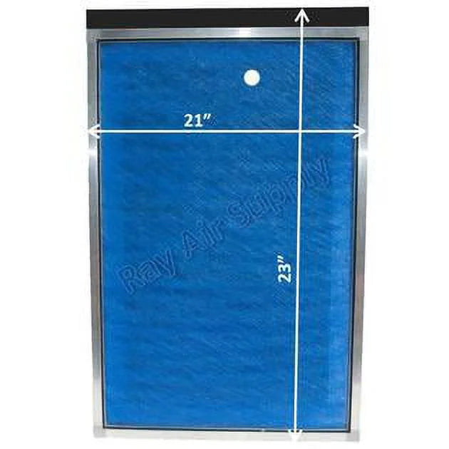(3 21x23 RAYAIR Filter SUPPLY Pads BLUE Pack) Replacement Cleaner Compatible MicroPower Air Guard with
