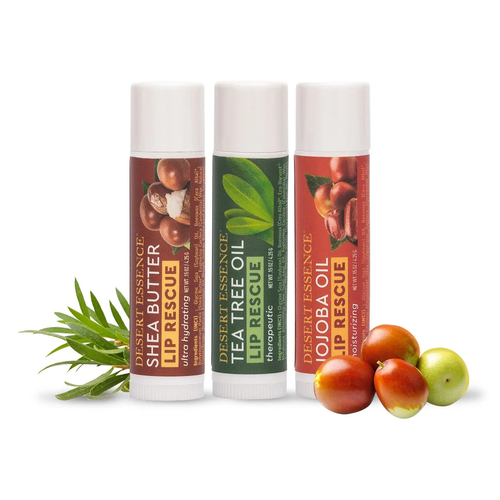 Lips Shea Hydrating Oil Pack Extract- Soothes Balm w/ Oz Dry - - Desert Beeswax Essence Ginkgo Soft 24, Rescue of Cracked Lip Peppermint Ultra Biloba E Moisturizer 0.15 - - Butter - Vitamin Stick, Or