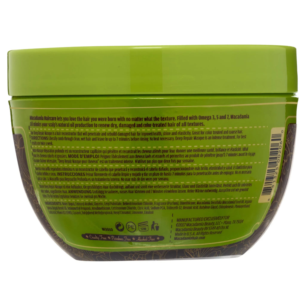 Masque for - Unisex Oil oz by Macadamia Masque Deep Repair 8.5