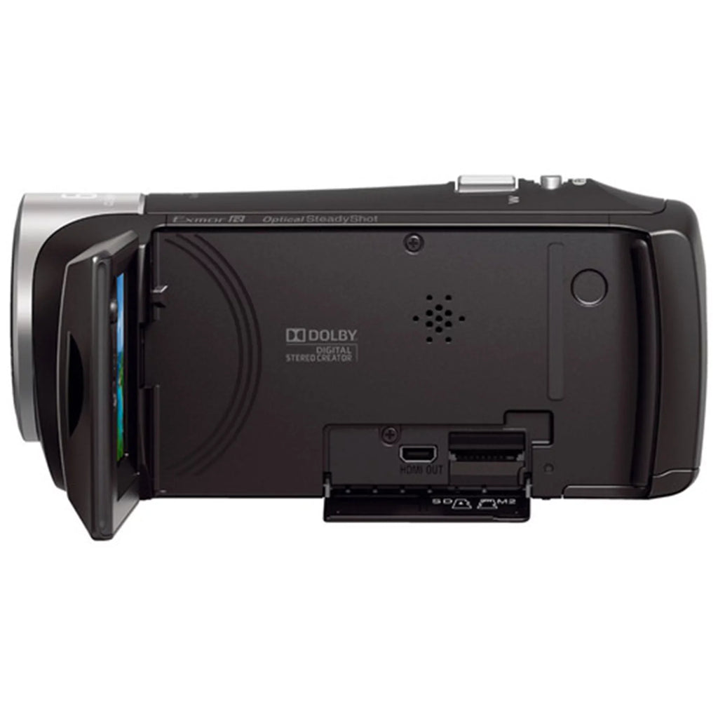 Bundle Camcorder HDR-CX405 ZeeTech with Tripod + Handycam Recording Video Pen Cleaning HD Accessory +