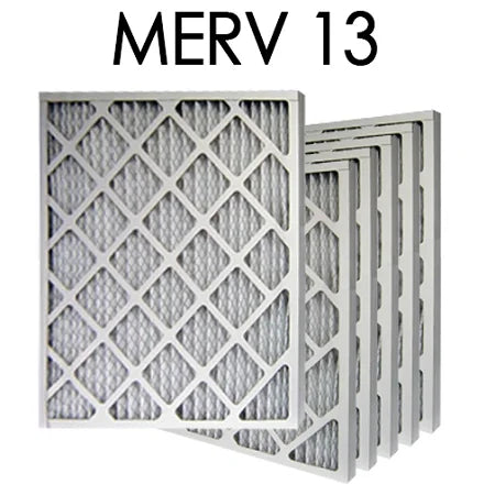 Size 14x25x2 Air Pleated 6PK MERV | Actual 13.75x24.75x1.75 Filter - 13