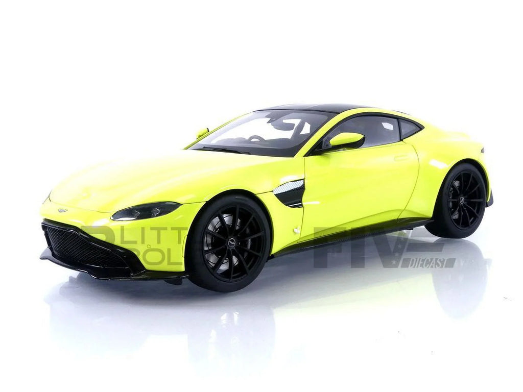 Autoart Green Model 1/18 Lime Top with by Drive) Aston Hand Car RHD Carbon Essence (Right 2019 Vantage Martin