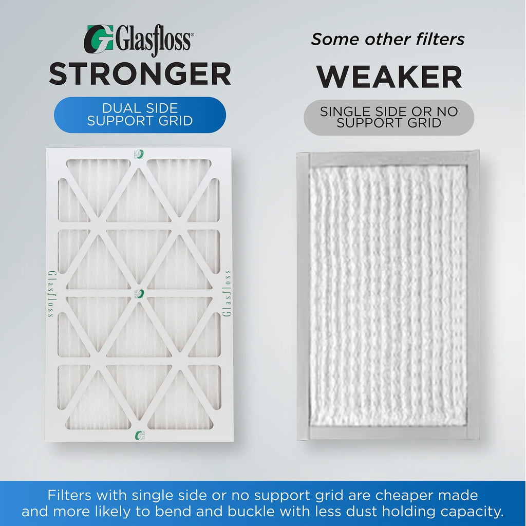 HVAC Pleated Glasfloss. by 20x24x4 Filters 3-3/4 ) 10 Air Quantity ( Exact MERV Size: 19-3/8 5 23-3/8 x x
