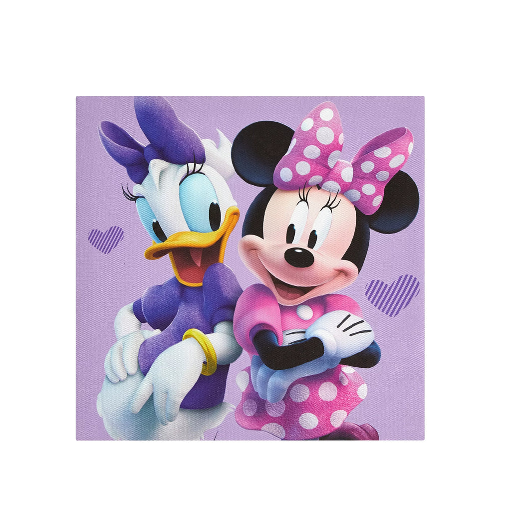 Minnie Art Canvas Mouse 4 Wall Disney Pink Pack Children's
