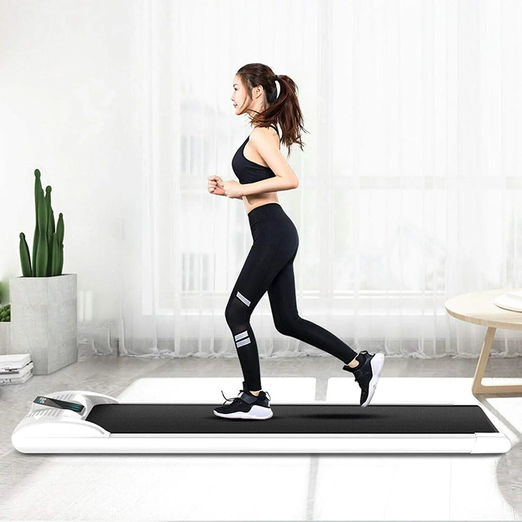Miumaeov Machine Portable Fitness Treadmill Office Home Pad Walking Mute Running Electric