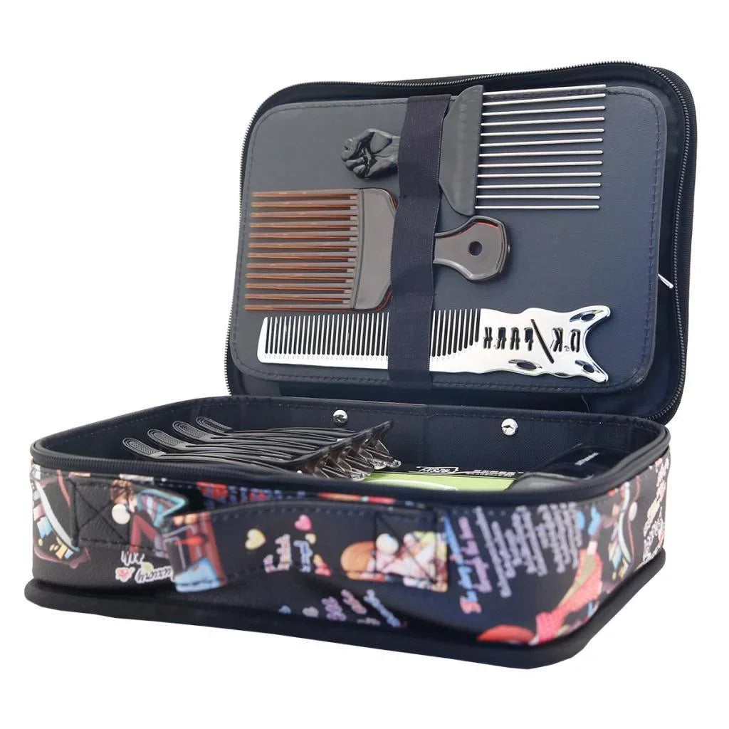 Cosmetics Case, Holder Hair Carrying Multi-functional Mobile Hairdresser Storage Beauty Large Organizer Hairdressing Bag Tools Professional