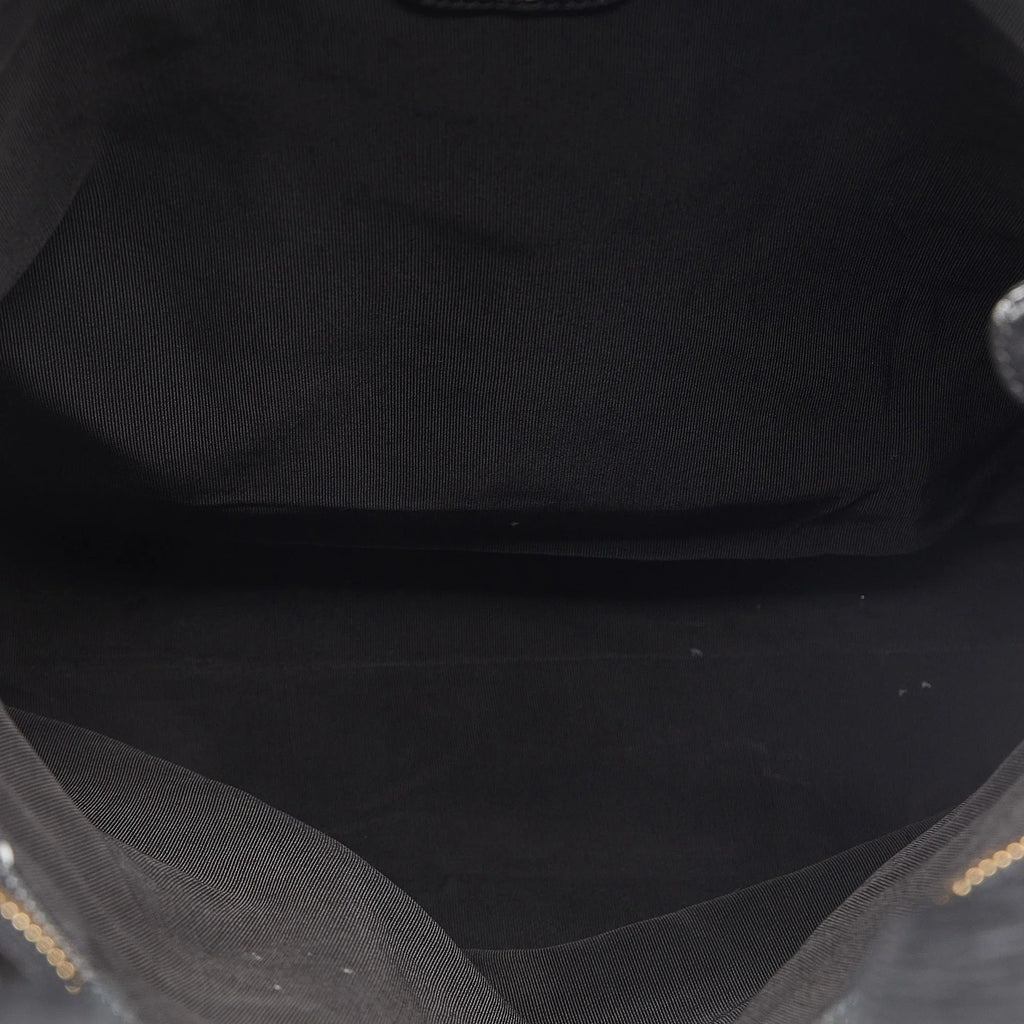 Authenticated (Good) Bag Pre-Owned CC Leather Tote Lambskin Black Unisex Tote