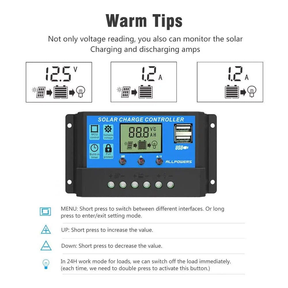 panel kit outdoor source MDHAND charger 200W solar solar car home controller emergency camping charge with light