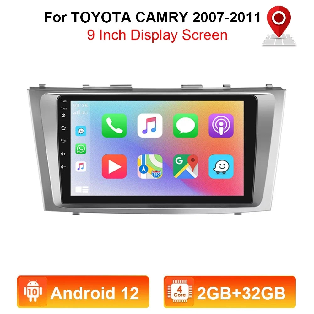 Radio 11 Jahy2Tech Auto Touch HD Camry 2006-2011 for IPS Inch 2+32G Android CarPlay Car Stereo, Android Wireless Car Screen 9