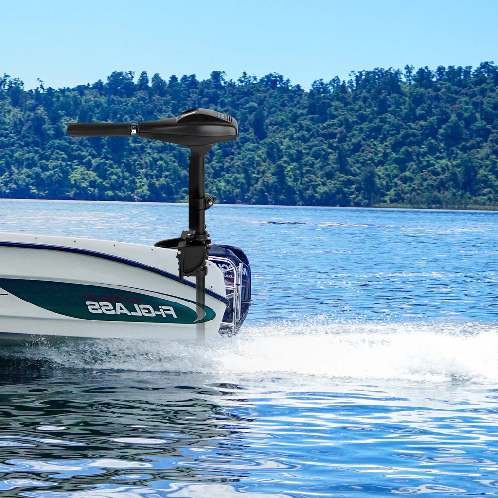 Brush Electric Saltwater Kayak Boat for LOYALHEARTDY Fishing Trolling Engine Outboard Motor Motor Inflatable Boat 58lbs