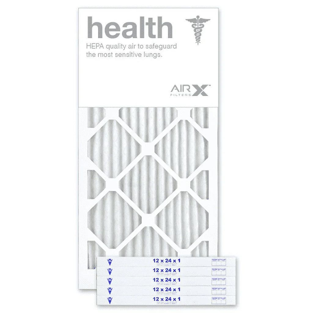 MERV 13 of Filter AC Air Made Replacement Health AIRx Pleated in USA 6, Filters Furnace Box the Air Filter 12x24x1