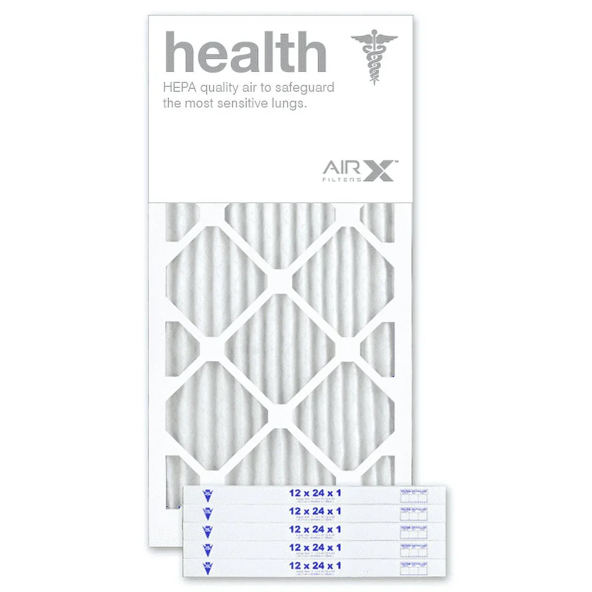 MERV 13 of Filter AC Air Made Replacement Health AIRx Pleated in USA 6, Filters Furnace Box the Air Filter 12x24x1