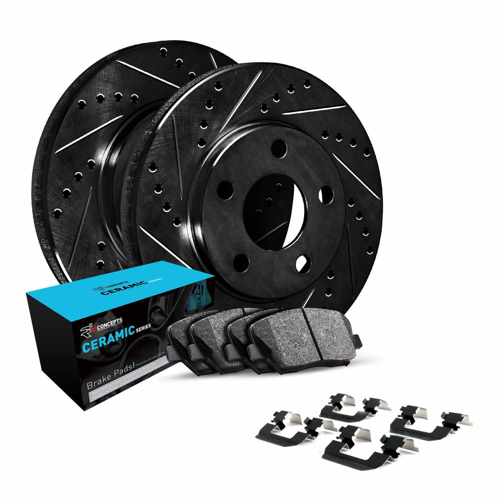 Brake Brake Front and Kit Brakes |Hardware WHWH1-39025 R1 and Pads| Kit Rotors Pads |Front and Pads| Rotors Concepts Ceramic Brake Rotors