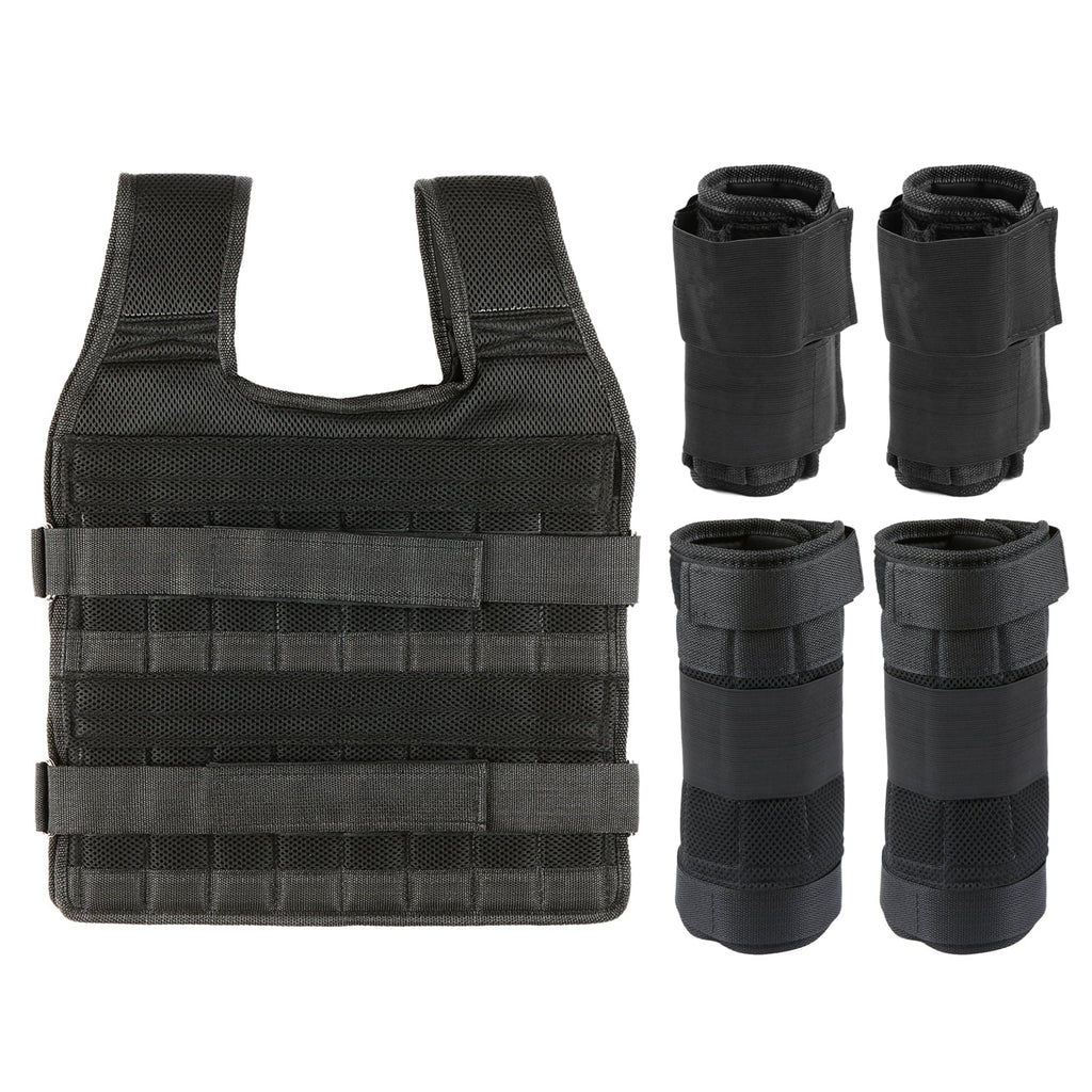 Leg Weight Weight Weight Adjustable 6kg Training with 15kg/35kg 5kg Max Strength Weight Dcenta Loading Loading Arm Cloth Exercise (Empty) Vest